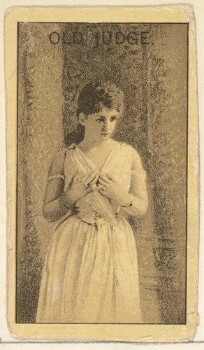 Actress from the Old Judge series (N167) for Old Judge Cigarettes by Goodwin & Company, print, 1886