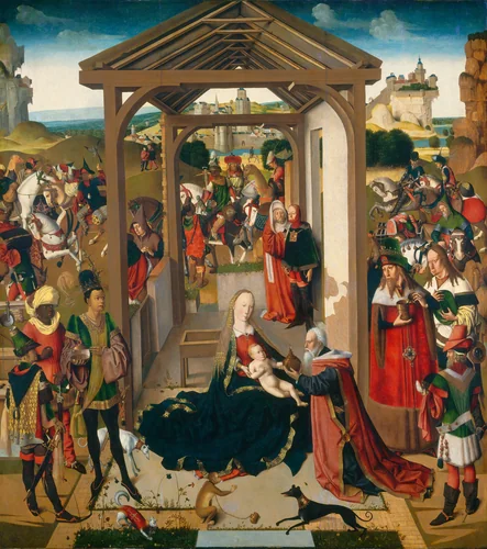 The Adoration of the Magi by North Netherlandish 15th Century, painting, 1475-1499