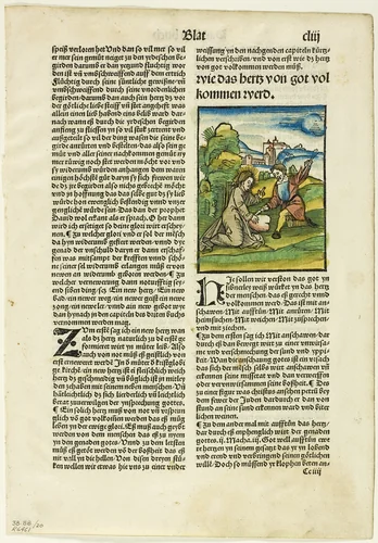 How the Heart Will Be Perfected by God from Der beschlossen gart des rosenkratz marie, plate twenty from Woodcuts from Books of the XVI Century by Hans Leonhard Schäuffelein, print, 1505