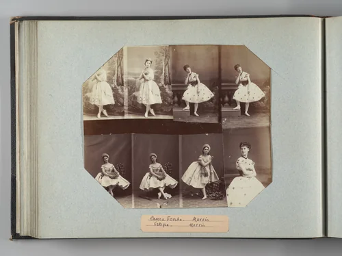 Laura Fonta; Petipa by André Adolphe-Eugène Disdéri, photograph, 1850-1869