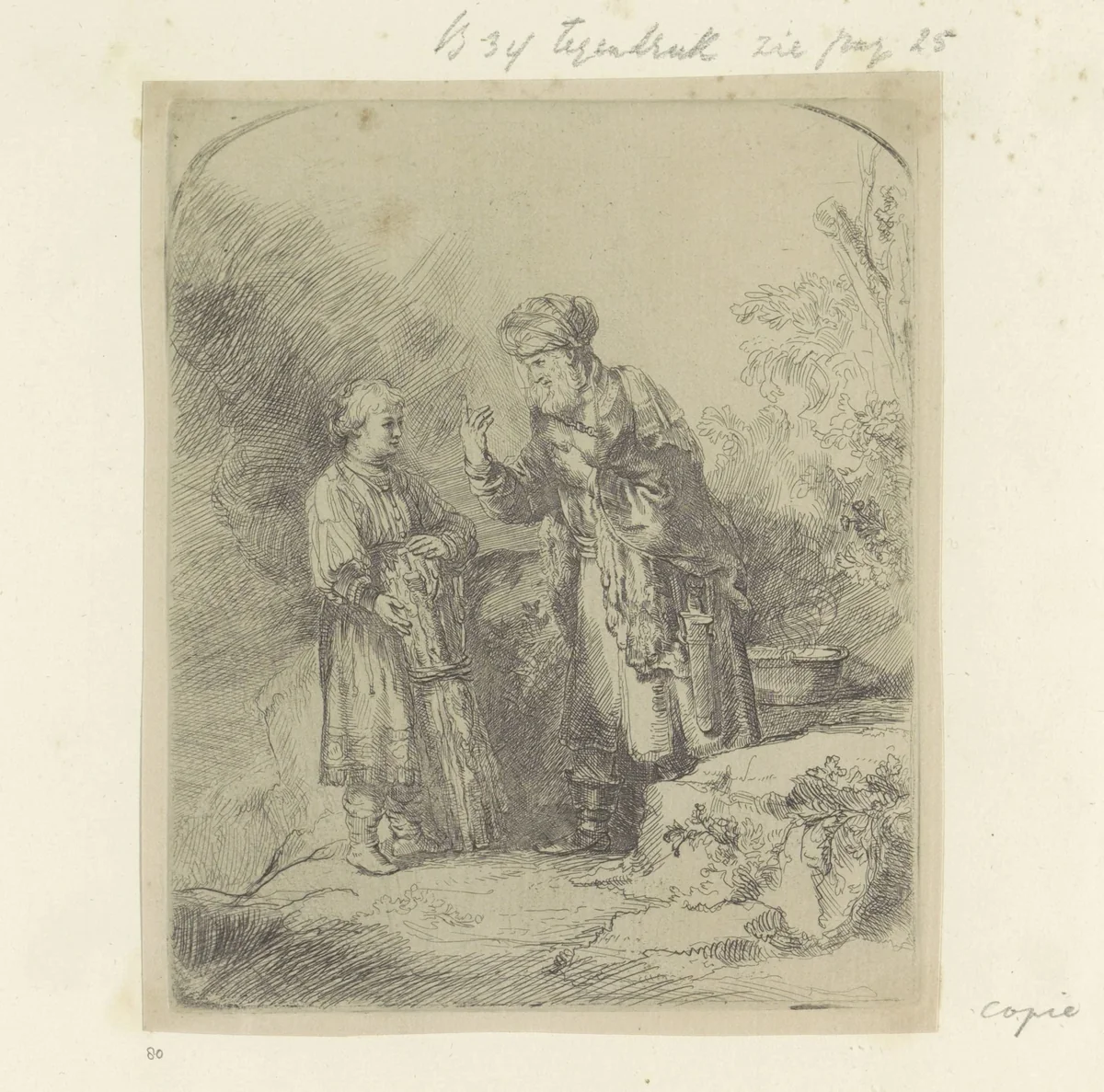 Abraham en Izaäk by anonymous, book, 1635-1807