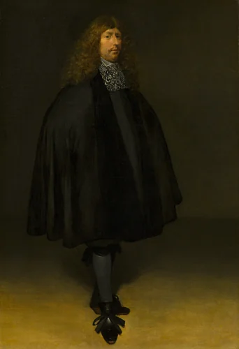 Self-Portrait by Gerard ter Borch, painting, 1668