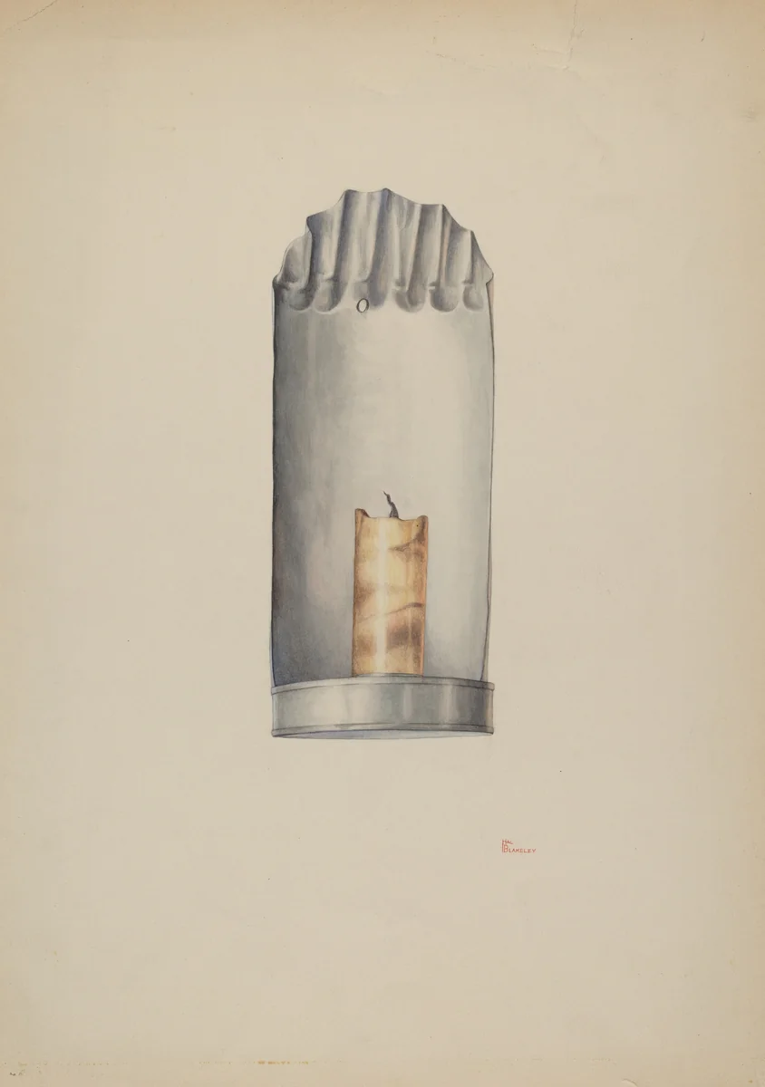 Candle Holder by William Kieckhofel, index of american design, 1940