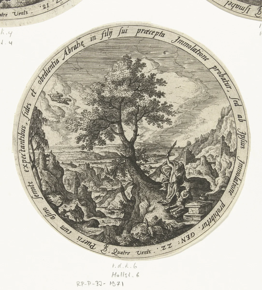 Offer van Isaak by Unknown, print, 1560-1570