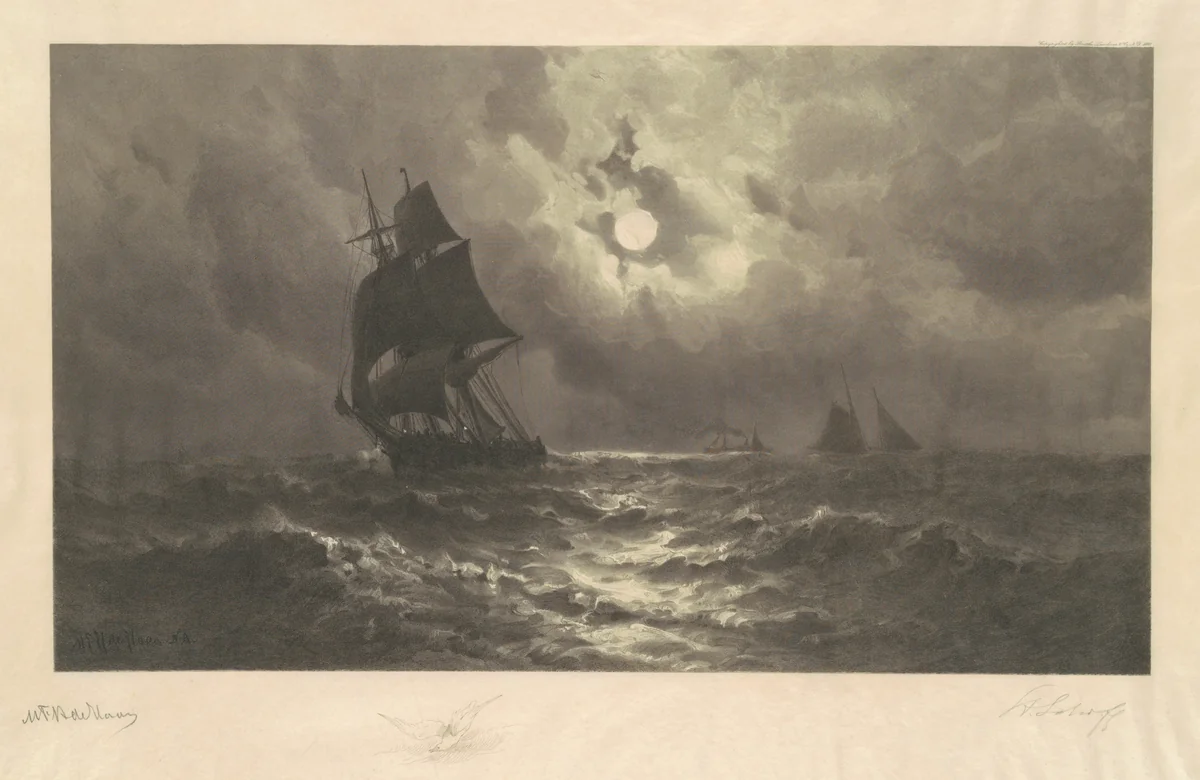 Going Westward by Stephen Alonzo Schoff
Mauritz Frederick Hendrick de Haas
Radtke, Lauckner & Co., print, 1888