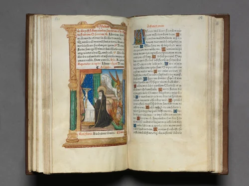 Printed Book of Hours (Use of Rome): fol. 85r, Dominican Nun by Guillaume Le Rouge, book, 1510