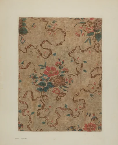 Printed Cotton by Ernest Capaldo, index of american design, 1940