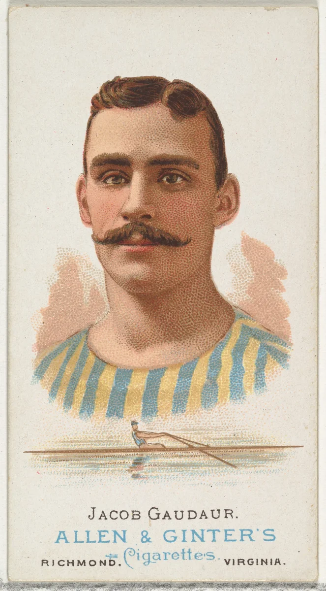 Jacob Gaudaur, Oarsman, from World's Champions, Series 1 (N28) for Allen & Ginter Cigarettes by Allen & Ginter, print, 1887
