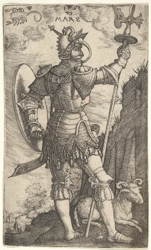 Mars, from "The Gods Who Preside Over the Planets" by Master I.B., print, 1528