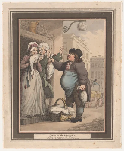 Cries of London, No. 2: Buy my Goose, my fat Goose by Henri Merke, print, 1799
