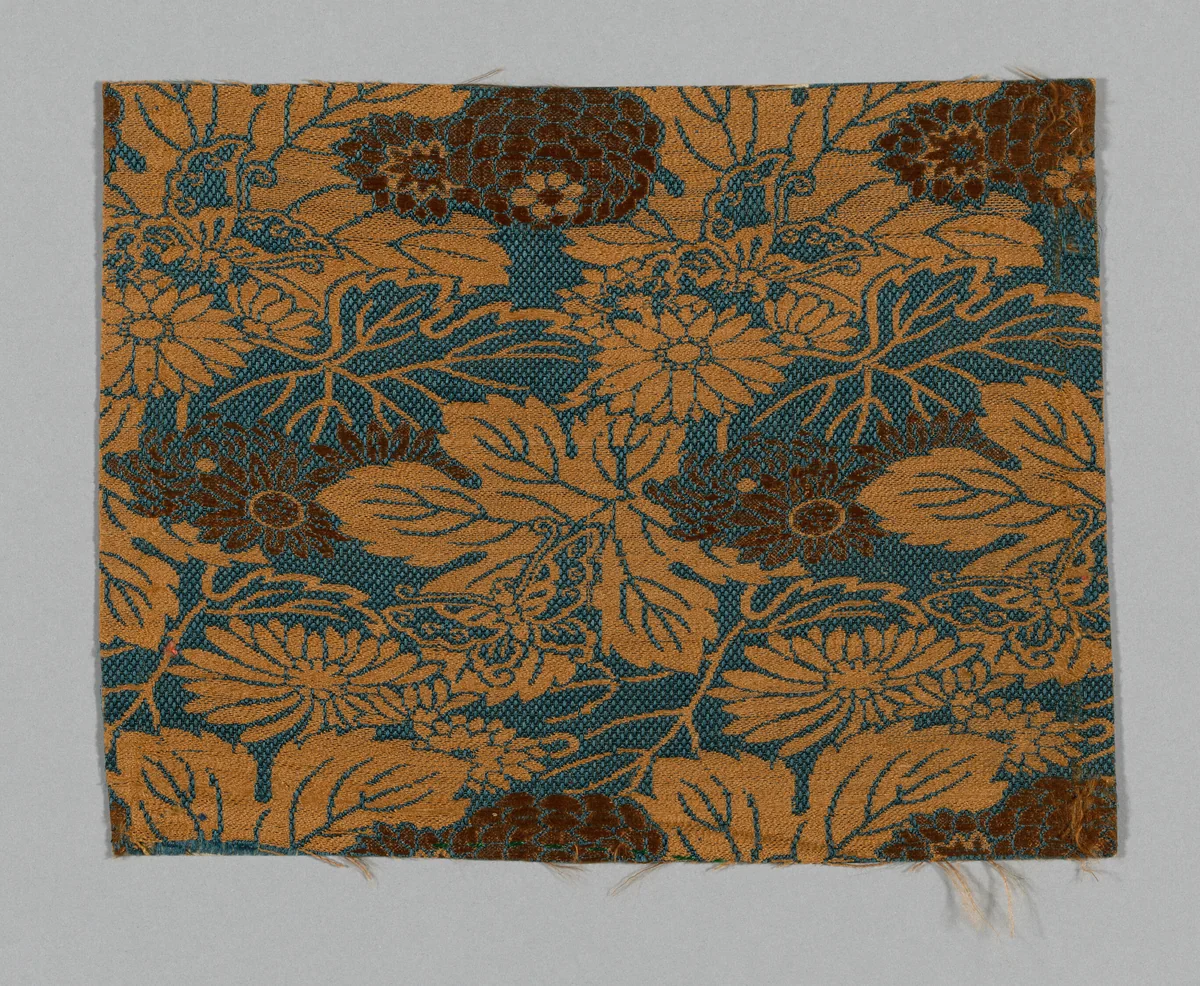 Fragment by Japan, textile, 1875-1900