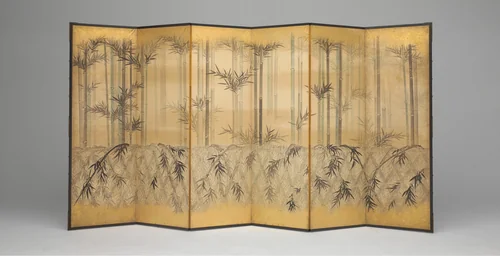 Bamboo and Fences by Tosa Mitsuoki, other, 1649-1686