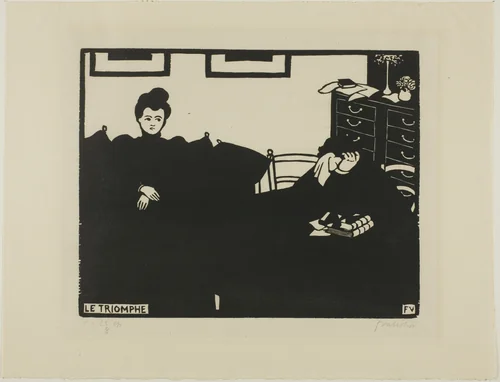 The Triumph, plate two from Intimacies by Félix Edouard Vallotton, print, 1898