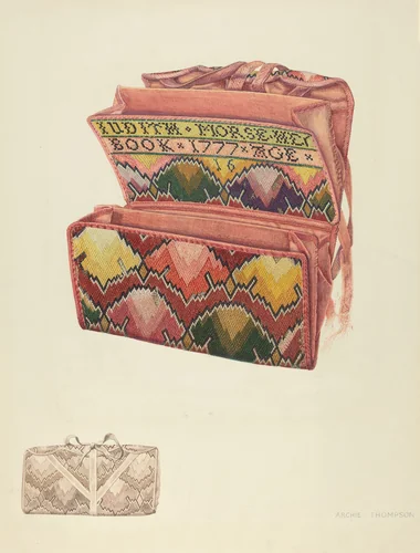 John Hancock's Wallet by Archie Thompson, index of american design, 1938