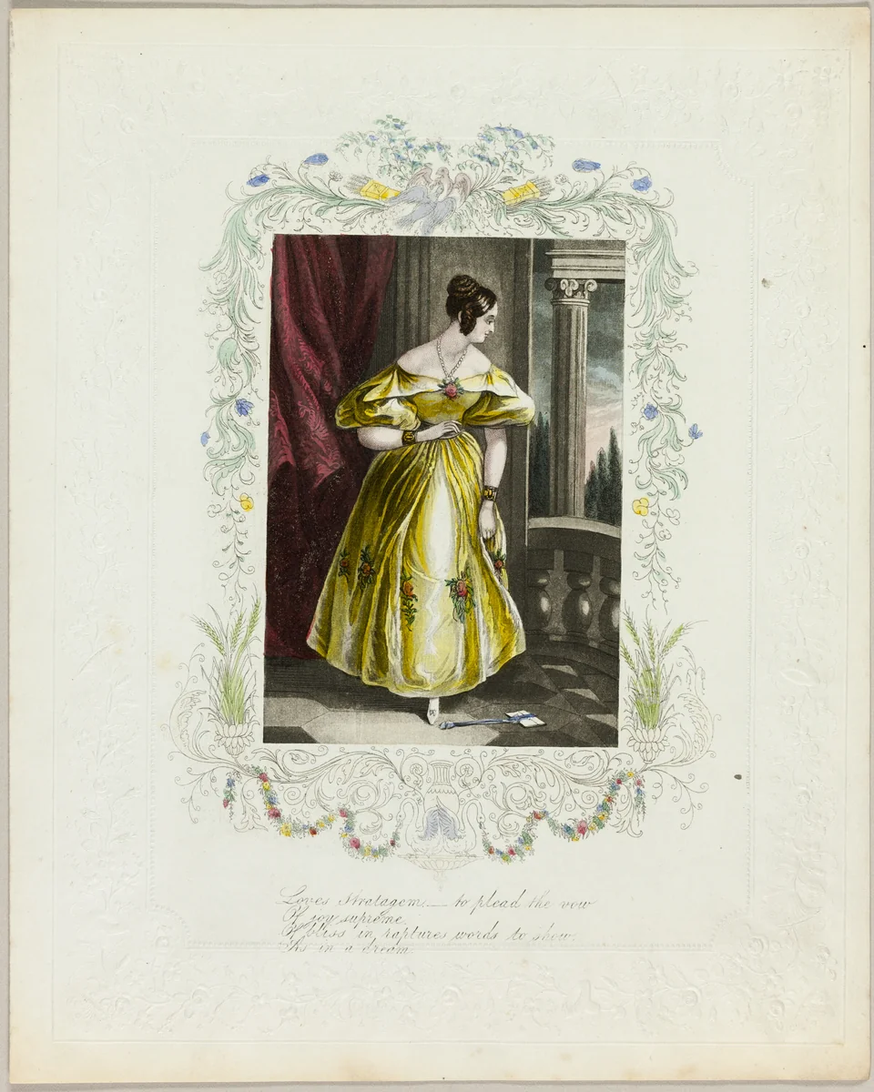 Love's Strategem (Valentine) by Unknown Artist, other, 1835-1845