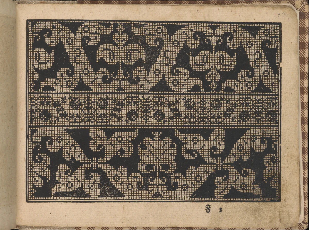 New Künstlichs Modelbuch (Page 23 recto) by Bernhard Jobin, book, 1600