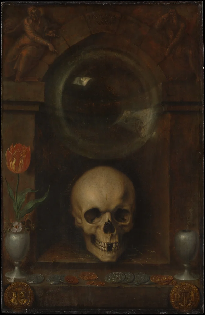Vanitas Still Life by Jacques de Gheyn II, painting, 1603