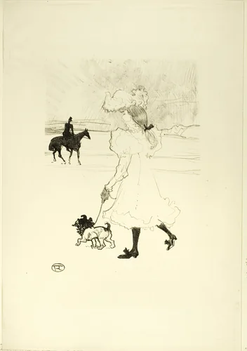 Au Bois by Henri de Toulouse-Lautrec, print, 1899