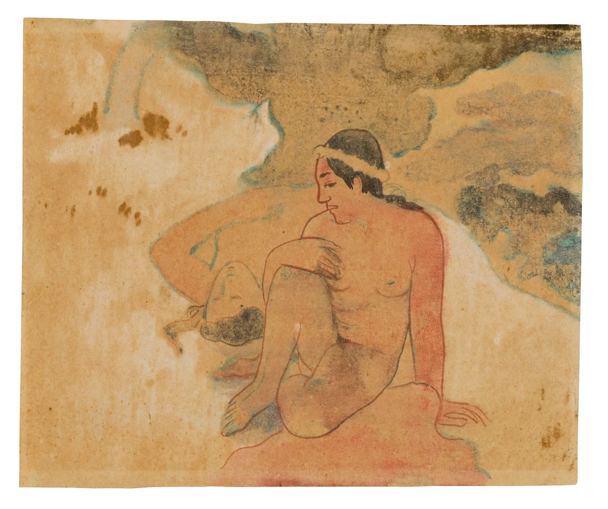 Aha oe feii? (What! Are You Jealous?) by Paul Gauguin, painting, 1894