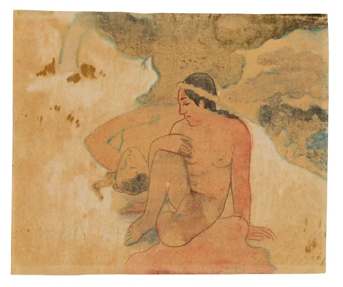 Aha oe feii? (What! Are You Jealous?) by Paul Gauguin, painting, 1894