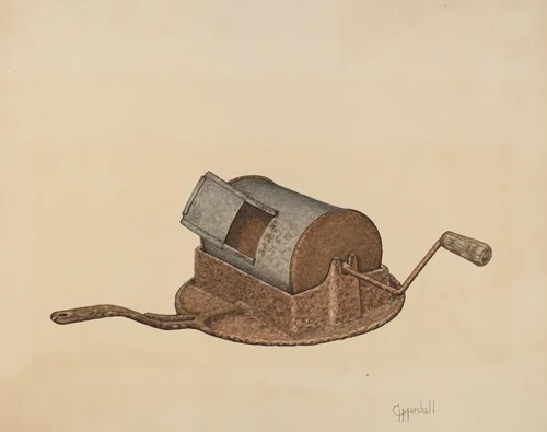 Coffee Roaster by Claude Marshall, index of american design, 1939