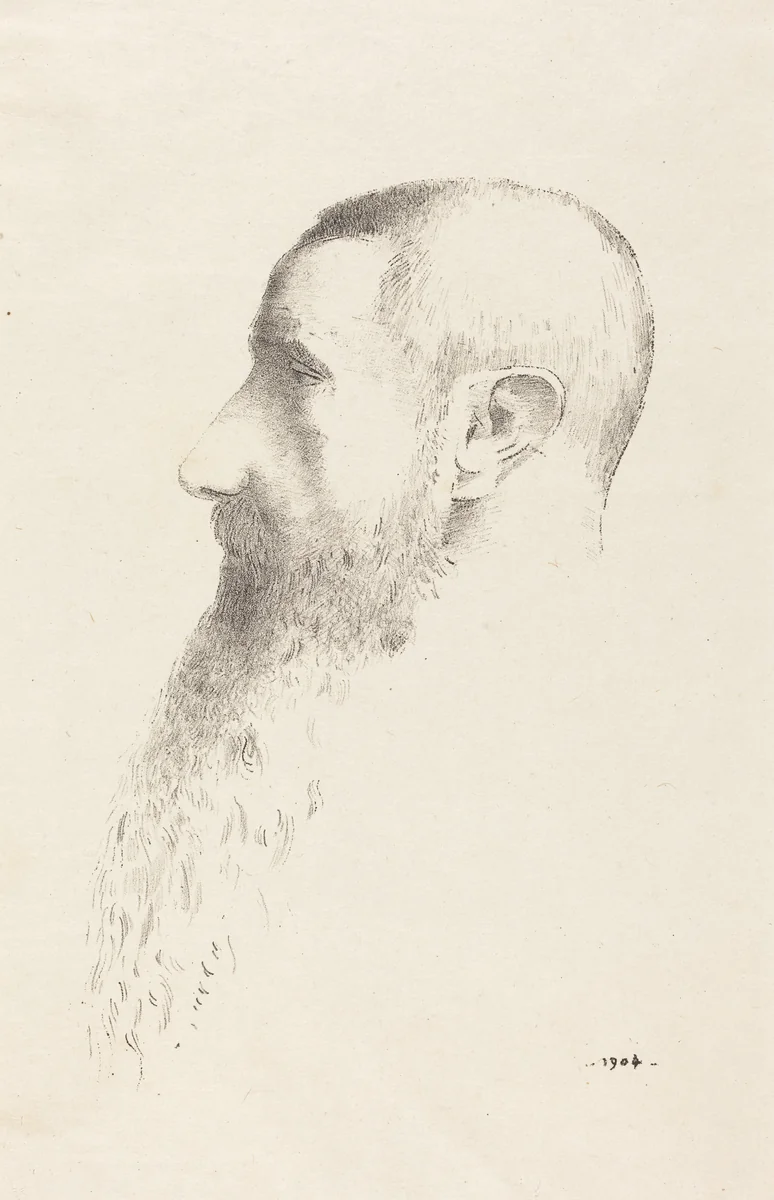 Roger Marx by Odilon Redon, print, 1904