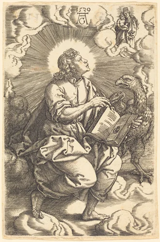 John by Heinrich Aldegrever, print, 1539