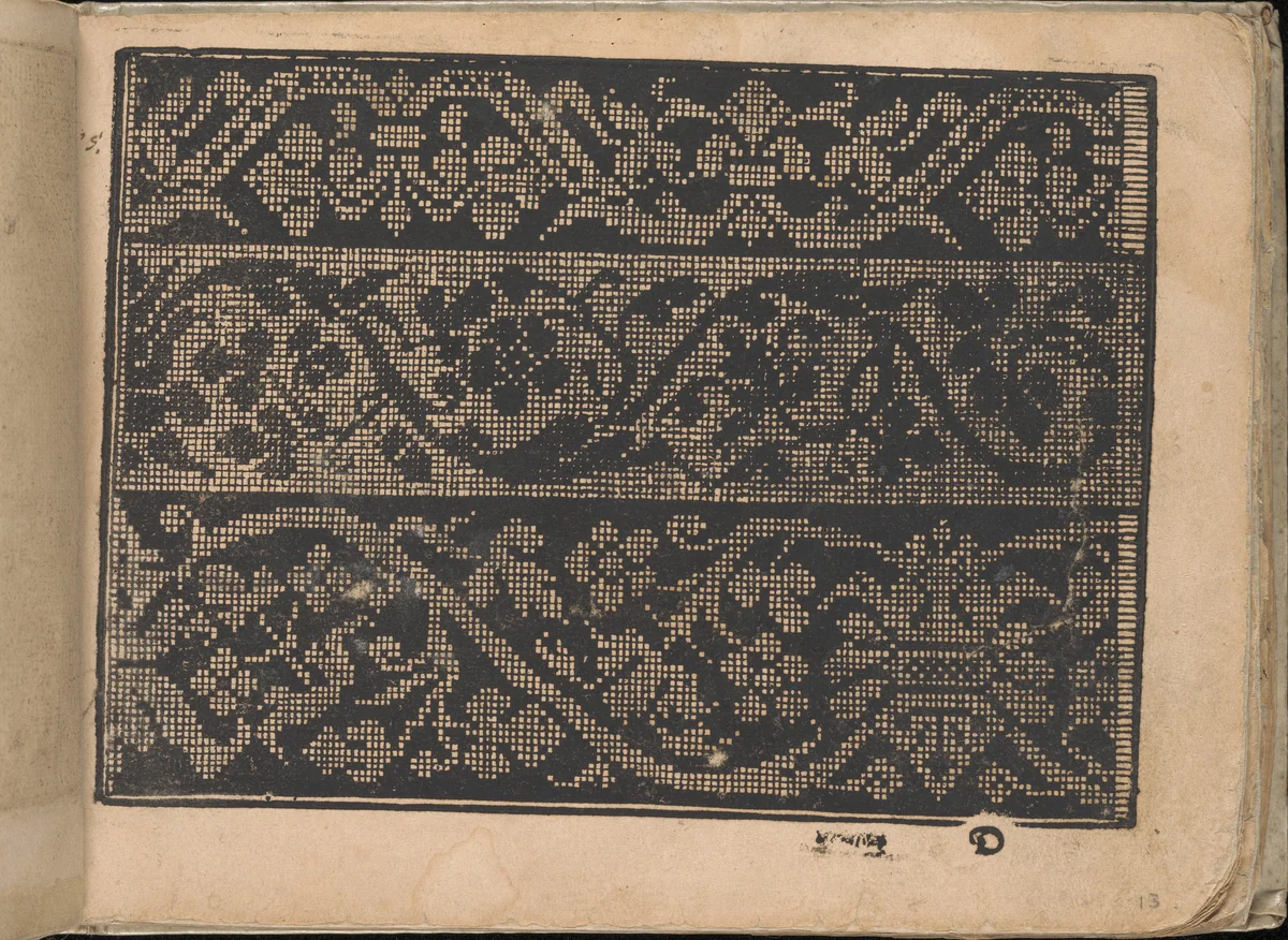 Neu künstlich Modelbuch (page 13r) by Bernhard Jobin, book, 1598