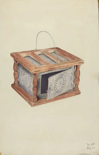 Foot Warmer by Robert Gilson, index of american design, 1938