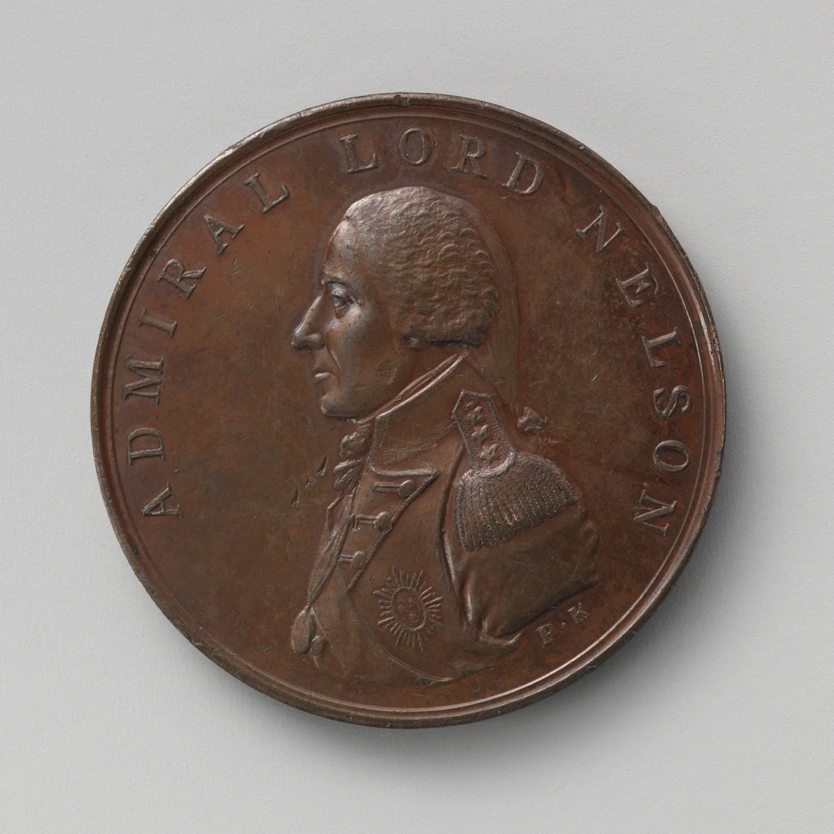 Battle of the Nile, 1798, and Nelson's return, 1800 by Peter Kempson, metalwork, 1800