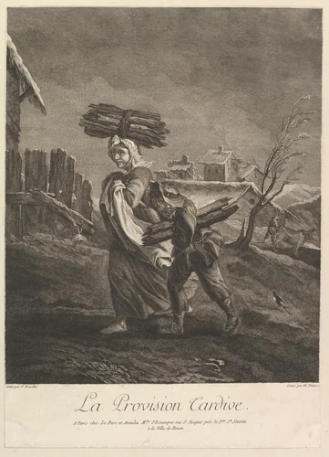 The Late Provision by Philippe Trière, print, 1771