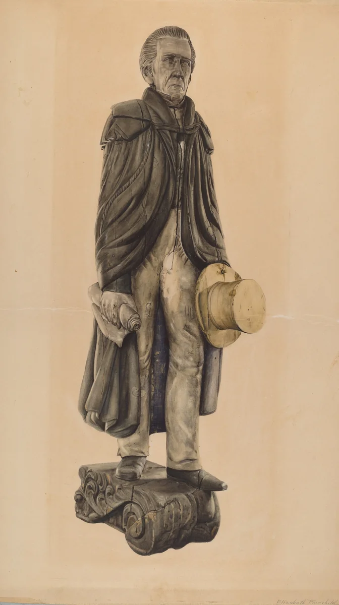 Figurehead by Elizabeth Fairchild, index of american design, 1935-1942