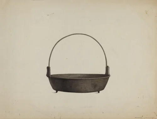 Onion Kettle by Harry Jennings, index of american design, 1937