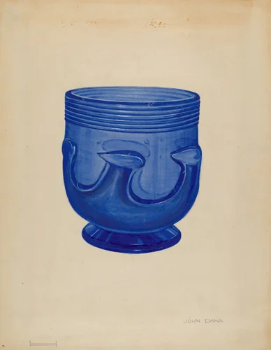 Bowl by John Dana, index of american design, 1935-1942