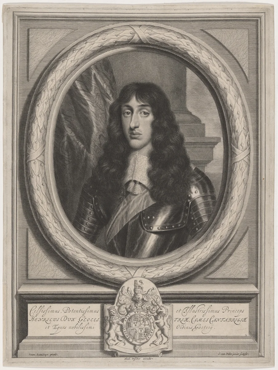 Henry, Duke of Gloucester by Cornelis van Dalen, print, 1602-1665