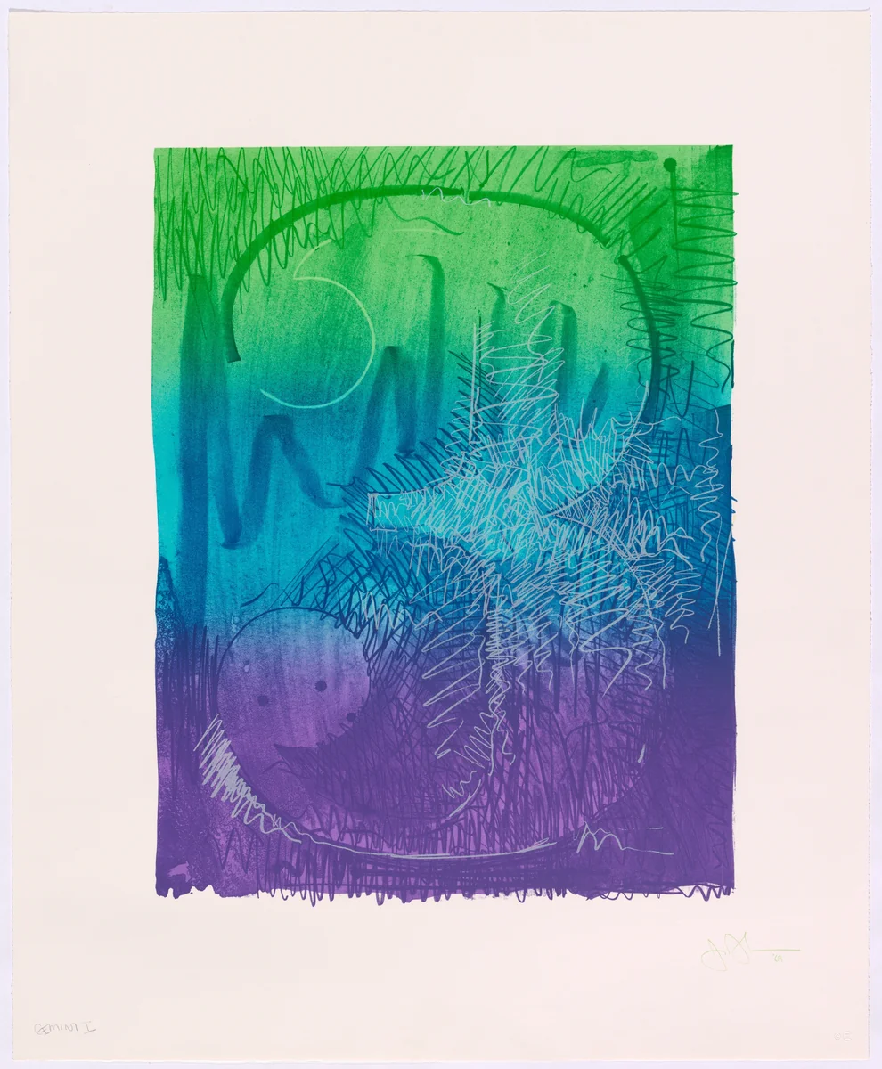 Figure 3 by Jasper Johns, print, 1969
