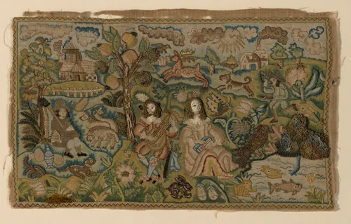 Picture by England, textile, 1601-1700