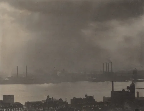 From the Shelton, New York, Looking East by Alfred Stieglitz, photograph, 1926-1927