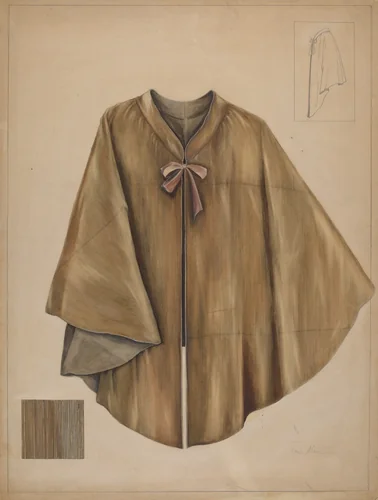 Quaker Cape by Marie Alain, index of american design, 1937