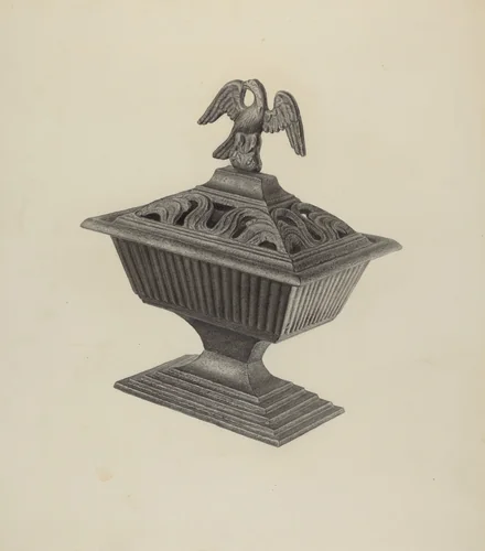 Stove Urn by Milton Grubstein, index of american design, 1939