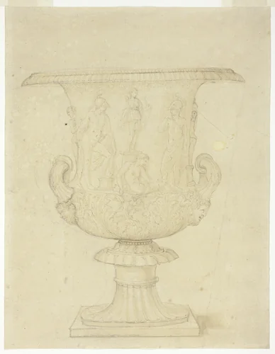 The Medici Vase by Unknown Artist, drawing, 1600-1799