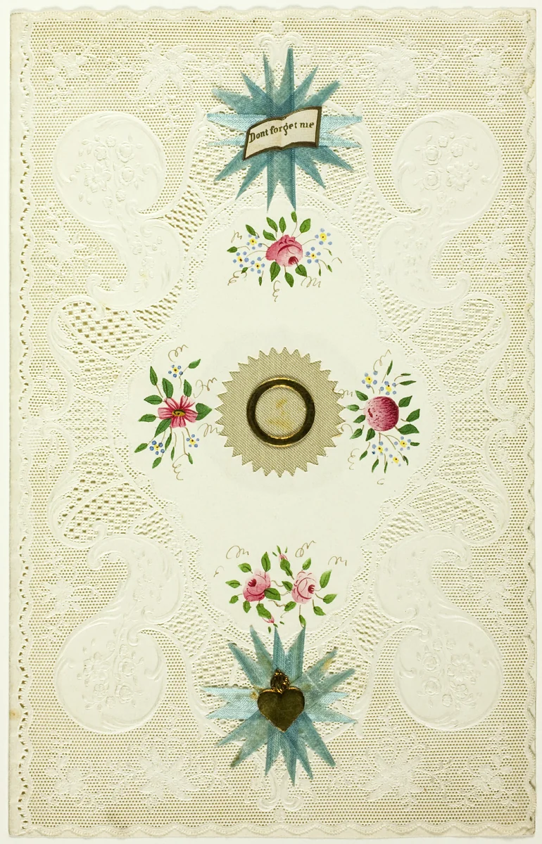 Don't Forget Me (valentine) by Joseph Mansell, other, 1845-1850