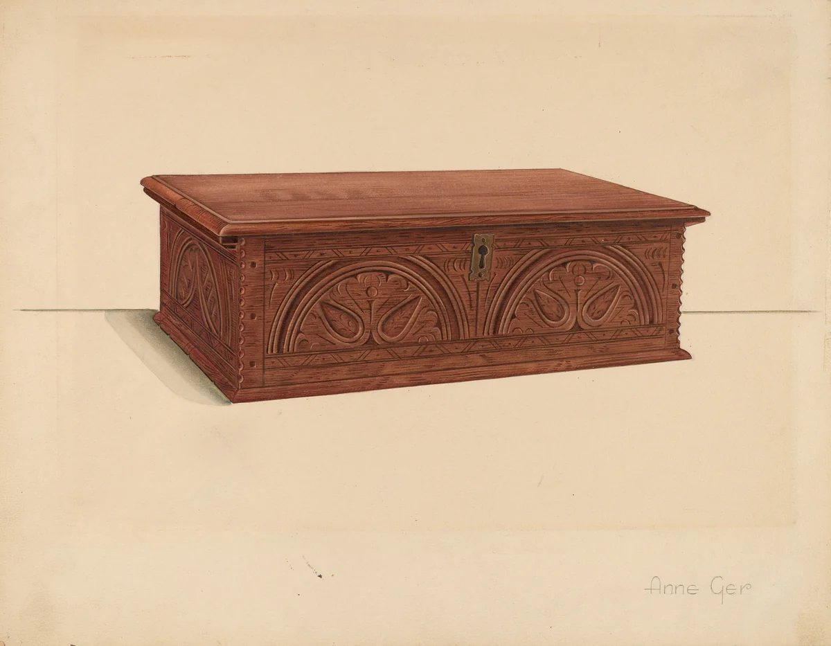 Box by Anne Ger, index of american design, 1936