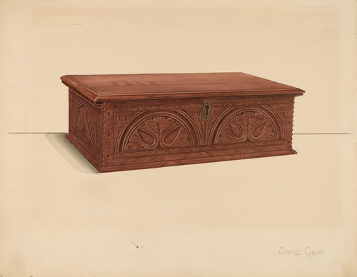 Box by Anne Ger, index of american design, 1936