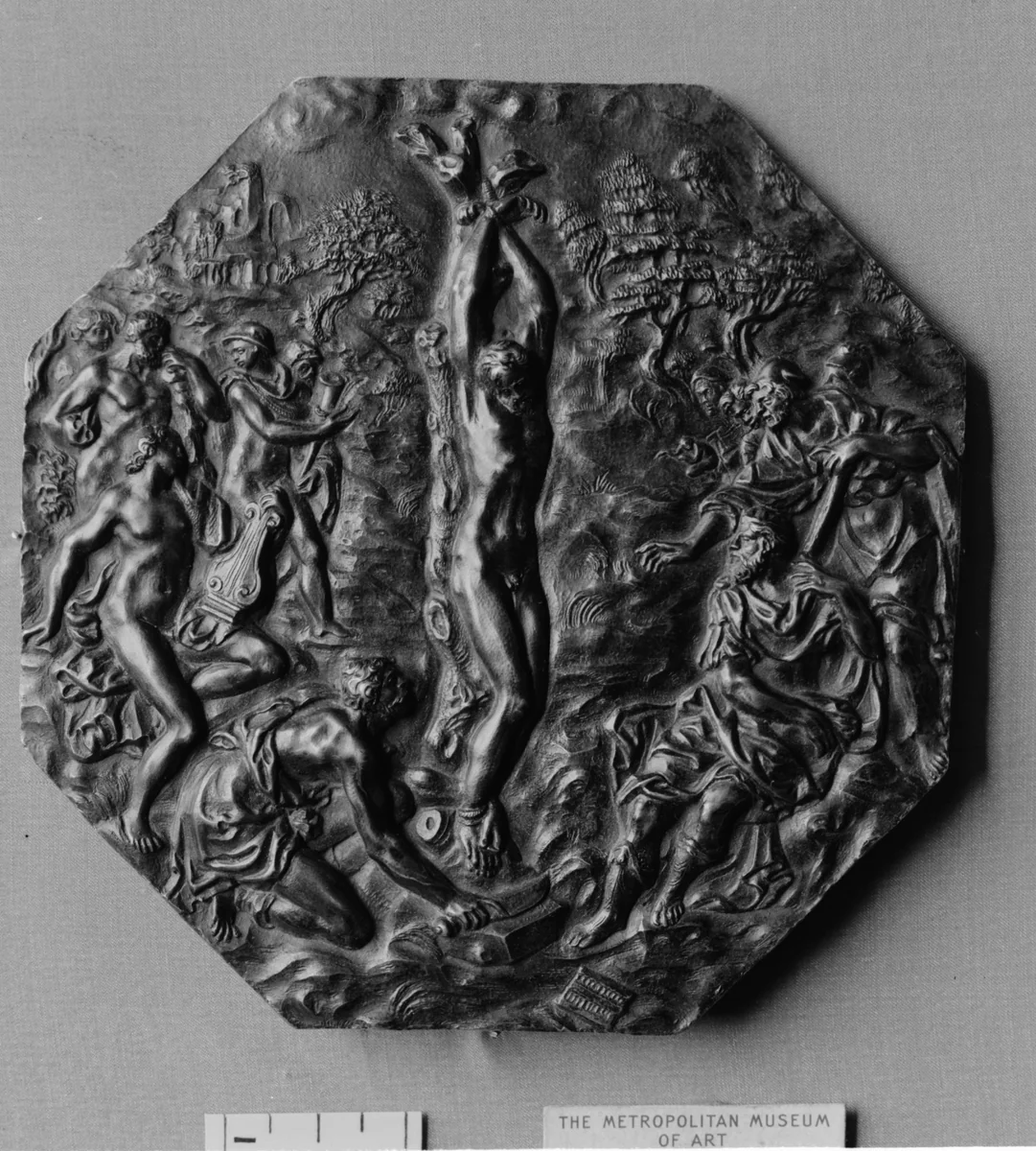 Flaying of Marsyas by Guglielmo della Porta, metalwork, 1585-1615