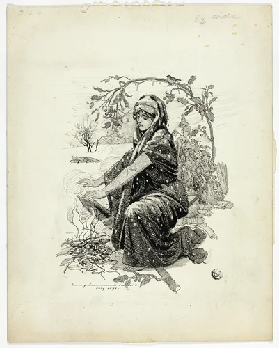 Winter by Linley Sambourne, drawing, 1891