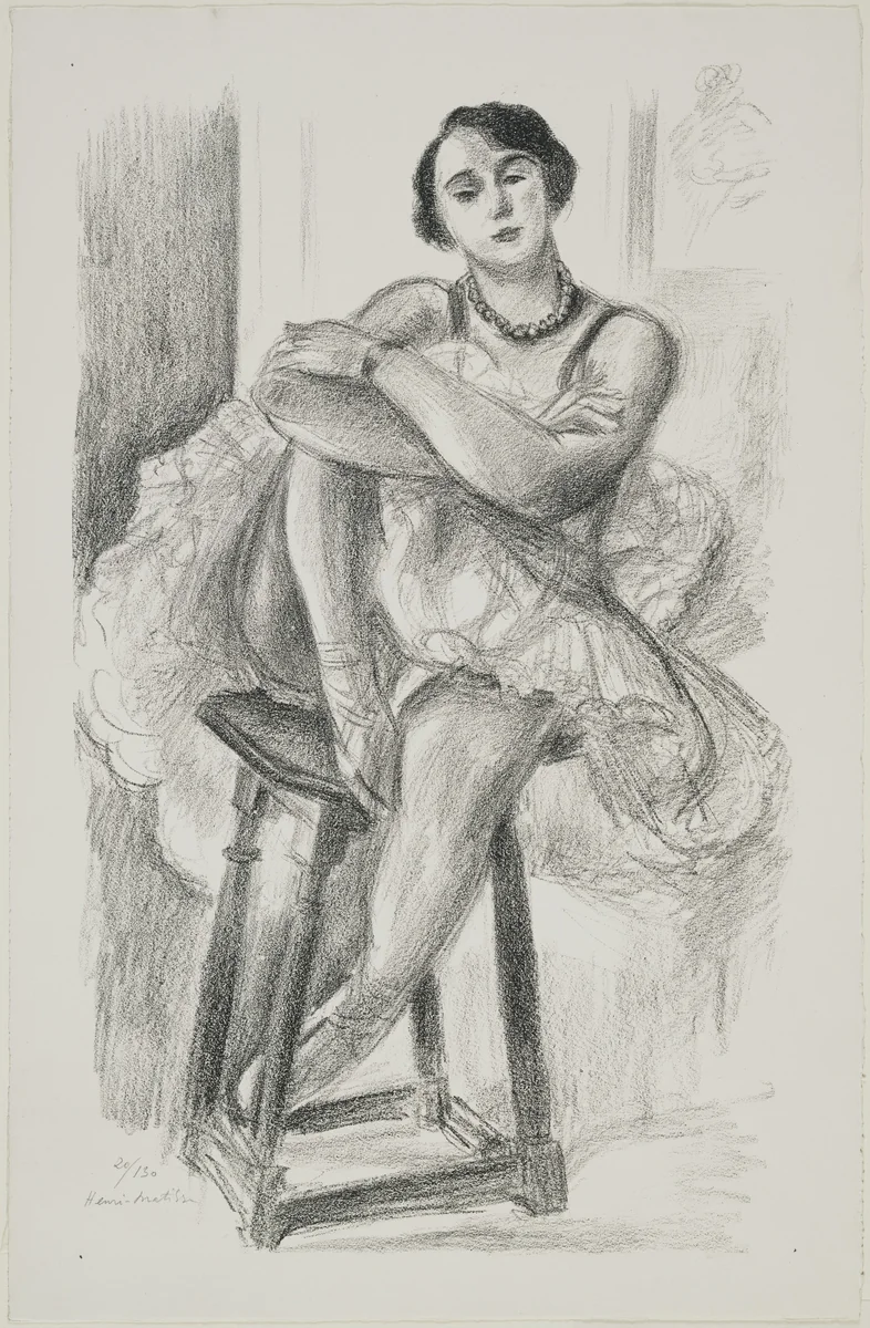 Untitled from Ten Dancers (Dix Danseuses) by Henri Matisse, print, 1927