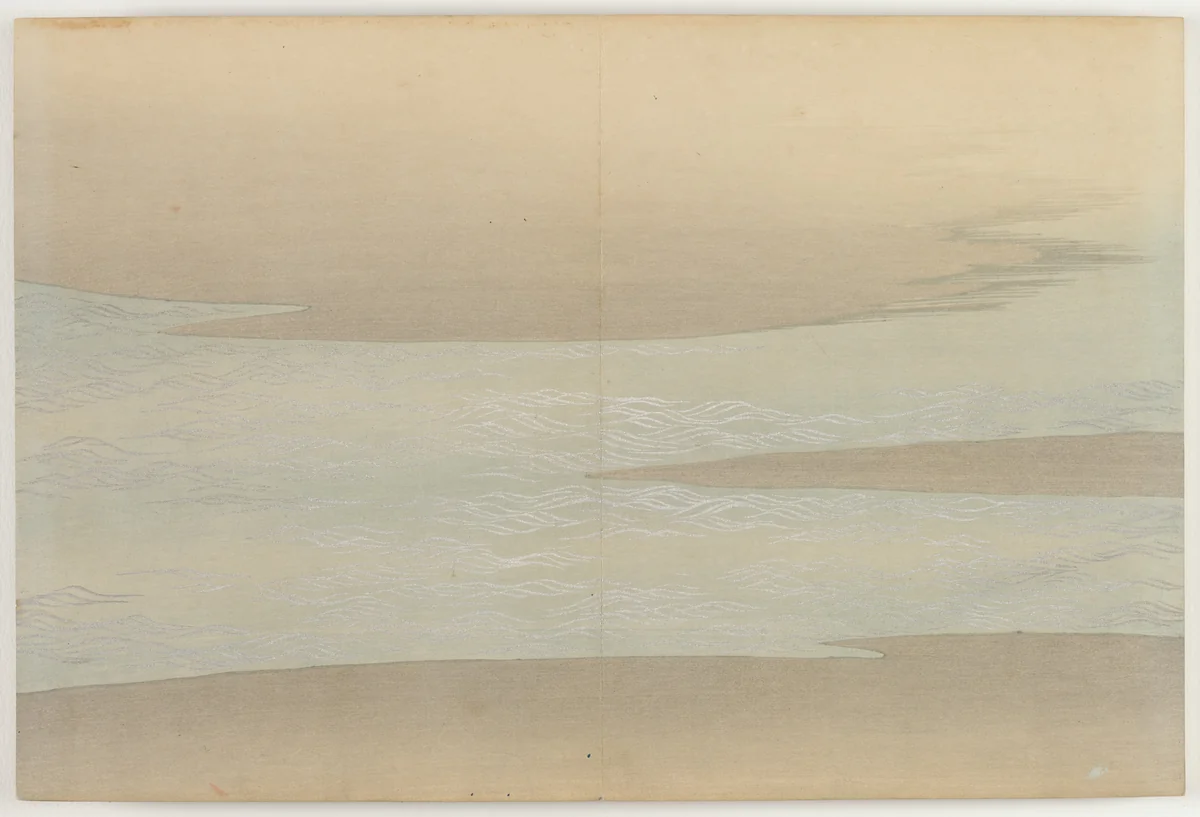 Flowers of a Hundred Worlds (Momoyogusa): Small Waves (Komani) by Kamisaka Sekka, book, 1909-1910