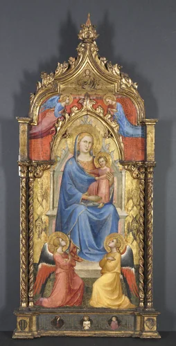 Virgin and Child with Angels by Spinello Aretino, painting, 1405