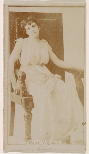 Daisy Williams, from the Actresses series (N245) issued by Kinney Brothers to promote Sweet Caporal Cigarettes by Kinney Brothers Tobacco Company, photograph, 1890
